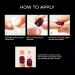 Buy KISS imPRESS No Glue Mani Press-On Nails - Dark Purple Squoval Shape - 30 Nails Included - Perfect for Easy Home Manicure - Buy Online on GoSupps.com