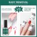 Morovan Gel Nail Polish Remover Kit - Non-Acetone Formula with Latex Tape | Professional Easy Soak-Off UV Gel Polish Remover - 15ml - Buy Online on GoSupps.com