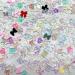 SHANERQIE 100+Pcs 3D Nail Charms Press on Nails Mixed Butterfly Bow Charms/Peach /Bear for Art Bear Charms/Aurora Skirt Acrylic DIY Manicure Decoration Decor Women/Girls 100 Pcs Mixed