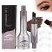 Brow-Fection Angled Brush & Dip Liquid Eyebrow Gel Liquid Eyebrow Brush Eyebrow Pencil That Looks Like Hair Waterproof and Smudge-proof Creates Natural Looking Brows Effortlessly (ESPRESSO)
