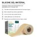 Reusable Silicone Scar Sheets for Softening and Repairing Scars | Ideal for Injuries, Burns, Acne, Surgery, Stretch Marks | Washable (1.6 x 120) - Buy Online on GoSupps.com