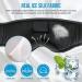 Musicozy Sleep Headphones 3D Bluetooth Headband - Pack of 2 | Wireless Sleeping Eye Mask Earbuds for Side Sleepers, Air Travel & Meditation | Ultra Soft Speakers, Washable Design - Buy Online on GoSupps.com