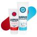 Surpass bike package for men |Natural anti-scandal cream for the buttocks and sport shower gel for women enriched with magnesium |Energy push after intensive training (170ml+250ml) red/blue (Men's cycling bundle)