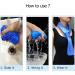 Trancoo 2 Pack PVA Cooling Towel Set - Instant Chill Scarf for Gym, Running, Golf - Sweat Rags for Workout - 33x7.85 Perforated Neck Wrap - Blue+Grey - Buy Online on GoSupps.com