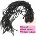 Soft Faux Locs Super Long Goddess Crochet Hair 36 Inch (Pack of 6) - Natural Braid Curly Wave Braiding Hair - 1B Color - Pre Looped - 6 Packs - Buy Online on GoSupps.com