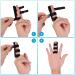 4PCS Finger Splints | Upgraded 3 Straps Trigger Finger Brace for Arthritis & Pain Relief | Broken Finger Protection & Straightening - Black - Buy Online on GoSupps.com