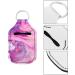 Dreaweet Fashion Hand Sanitizer Holder Keychain - Pink Marble Mini Travel Bottle Sleeve for Women and Girls - Buy Online on GoSupps.com
