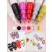 Kalolary 6 Color 3D Nail Art Pens Set - Nail Point Graffiti Dotting Pen for DIY Manicure Tools - Buy Online on GoSupps.com