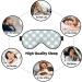 Daisy Plaid Blue Print Sleep Eye Mask - Soft Travel Eye Cover Blindfold with Elastic Strap for Comfortable Sleep - Buy Online on GoSupps.com