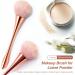Super Large Mineral Powder Brush Set - 2 Pcs Bronzer Kabuki & Soft Fluffy Foundation Brush for Flawless Makeup Finish | International Shipping Available - Buy Online on GoSupps.com