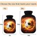 Naanle Fire Football Hot Water Bottle - 1L Transparent Heat Bottle for Bed & Pain Relief | Ideal Hand & Feet Warmer | International Shipping - Buy Online on GoSupps.com