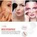 Beaupretty 2pcs Round Powder Puff & Square Makeup Sponges - Velour Cotton Applicator for Loose Powder & Foundation - Buy Online on GoSupps.com