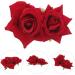 SOLUSTRE Flower Hairpin Rose Hair Clip Elegant Flower Bobby Pin Women Rose Flower Hair Accessories for Ladies Girls Valentines Day Decoration Red - Buy Online on GoSupps.com
