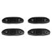 Mxeol 4-1/2 Boat Flip Up Cleat - Folding Dock Marine Hardware Stainless Steel (Matte Black, 4 Pack) - Buy Online on GoSupps.com