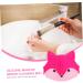 Fox Scrub Makeup Cosmetic Brush Cleaning Mat Portable Washing Tool Makeup Cleaning Mat Hair Brush Cleaner Makeup Brush Cleaner Mat Makeup Brush Cleaning Pad Makeup Brush Scrubber 17x15cm Rosy - Buy Online on GoSupps.com