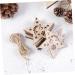 Zerodeko 10 Pcs Wood Crafts Wood Disc Ornaments Christmas Hanging Plaque Car Decorations Embellishments Christmas Decorations Natural Wood Slices Platinum Bamboo Christmas Tree - Buy Online on GoSupps.com