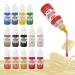 Oil Based Food Colouring: E-Kongton 14 Colours Oil Based Food Colouring for Chocolate Cakes Candy Buttercream Macarons Biscuitsand and Doughnuts - Vibrant Colours Food Dye Set (6ml/Each Bottle) 6 ml (Pack of 1) 6.0