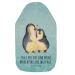 Mr. & Mrs. Panda heat bottle penguin hug - gift wedding anniversary grain pillow heat bottle cover heat cushion love proof love couple blue
