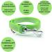 Twinkys Dog Style Dogeleine 1m Neon Green - Rubberized 20mm Wide Leash for Dogs up to 50kg - Made in Germany - Buy Online on GoSupps.com