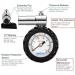 Buy Godeson Bicycle Tire Manometer - 100 PSI/7 Bar Pressure Meter for Presta Valves | Ideal Racing Bike Accessory - No Batteries Required - Buy Online on GoSupps.com
