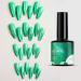 Metal Pearl Gel Nail Polish Green Mermaid Shell Thread Glitter Holographic Soak Off UV LED Varnish Shimmering Metallic Shining Sparkling Long Lasting DIY Art Manicure at Home Gift for Women - Buy Online on GoSupps.com