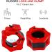 Qimei-Shop Dumbbell Closures | Quick Locks & Slip-Resistant Barbell Collars for 50mm Olympic Weightlifting - Fitness Training Equipment - Buy Online on GoSupps.com