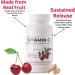 OPTIVIDA Vitamin C with Organic Acerola Cherry Extract - Vegan Immune Support Supplement - Buy Online on GoSupps.com