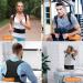 Back Brace Posture Corrector with Magnetic Therapy for Men & Women | Adjustable Waist Support Belt for Upper & Lower Back Pain Relief - XX-Large Black - Buy Online on GoSupps.com