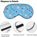 Angels and Hearts Sleep Mask - Adjustable Blindfold for Men and Women, Blocks Light for Night, Travel, and Nap - Buy Online on GoSupps.com