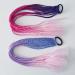 Colorful Clip-In Hair Extensions - 2 Pieces of Synthetic Hair Parts for Parties & Daily Styles - Buy Online on GoSupps.com