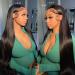 Lace Frontal Closure - 13x4 Straight Human Hair with HD Transparent Lace - Pre Plucked Baby Hair - 150% Density - Free Part Full Lace Frontal - 12A Brazilian Virgin Hair - Natural Black - Unprocessed - Buy Online on GoSupps.com