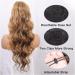 Ponytail Extension Synthetic Long Wavy Ponytail Extensions for Black Women Omber Blond Ash Brown Drawstring Ponytail Clip in Hairpiece Ponytail Hair Extension(Color:Dark grey) - Buy Online on GoSupps.com