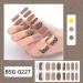QHHVAIT Semi Cured Gel Nail Polish Stickers Fashion Design Classical Strips Waterproof Adhesive Full Wraps Gel Nail Art Stickers Style Bsg070 - Buy Online on GoSupps.com