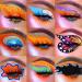 Color Liquid Eye Liner - Colorful Eyeliner Liquid Quick-Drying Eye Makeup Kit 12 Colors Highly Pigmented UV Fluorescent Eye Liner Waterproof Long-Lasting Festival Accessories for Parties - Buy Online on GoSupps.com