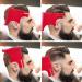 Beard Shaving Template Kit - Red | Hairline, Neckline, Mustache, & Haircut Shaping Tool - Buy Online on GoSupps.com