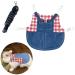 Adjustable soft rabbit dishes pet rabbit dishes rabbit dishes leash set adjustable rabbit leash for small animals rabbits cats guinea pig (m pink) pink m
