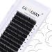 12mm single eyelashes for eyelash extensions 0.05 d curl 1: 1 eyelash extensions 1 to 1 eyelash individual eyelash extensions of gemer (0.05-d curl-12mm) 12 mm 0.05 d curl