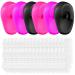 KALLORY 200Pcs ear covers for shower + 6Pcs Hair Dye Ear cover hair dye ear protectors ear cap earmuffs for salon home