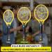 ZAP IT Rechargeable Bug Zapper Racket 4000 Volt - USB Charging Cable - 2 Pack - Large Yellow - Buy Online on GoSupps.com