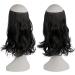 14 Jet Black Wire Crown Curly Wavy Hair Extension by FESHFEN - Synthetic Hairpieces for Women - Buy Online on GoSupps.com
