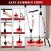 Concho Cable Pulley System Gym | Upgraded Weight Pulley with 3 Handles | DIY Home Gym Fitness Equipment in Black - Buy Online on GoSupps.com