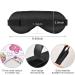 Haskirky Light Blocking Eye Mask - Breathable & Adjustable for Adults - Perfect for Travel, Yoga, Meditation, Office - Pink Heart Cake Design - Buy Online on GoSupps.com
