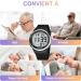 Buy Hearcent Speaking Wristwatch for Visually Impaired | Large LCD Display French Voice | Ideal for Seniors & Blind Users - Buy Online on GoSupps.com