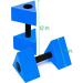 Set of 2 Blue Triangular Aquatic Exercise Dumbells for Water Aerobics by Trademark Innovations - Buy Online on GoSupps.com