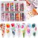 10 Rolls/Box Hot Manicure Transfer Decals DIY Maple Leaf Floral Nail Foil Stickers For Nail Art Decorations - Buy Online on GoSupps.com