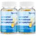 Liposomal Nattokinase 12 000 FU Serrapeptase 360 000 SPU Enzyme Supplement - Enriched with Synergistic Enzymes and Nutrient Blend & Inulin for Circulatory Gut Digestion 60 Capsules (2 Bottle) 60 Count (Pack of 2)