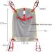 Sick Lift Full Harness Compatible Mesh Sling Toilet Lift - for Nursing Caregivers Elderly - Buy Online on GoSupps.com