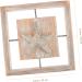 STOBAZA 1pc Relief Painting Mediterranean Style Wall Household Decor Pendant Wooden Three-dimensional 30x30cm As Shown - Buy Online on GoSupps.com