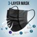 Black Disposable Face Masks - 100 Pack for Adults | Comfortable and Secure - Buy Online on GoSupps.com