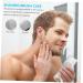 Frcolor Razor Brush Travel Case - 2 Pieces & Brush Box for Men | Beard Holder & Storage Solution 5x5.5cm Transparent - Buy Online on GoSupps.com